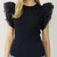 Entro - Lace Ruffle Top