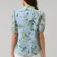 Sugarlips - Sara Bloom Tie Neck Blouse