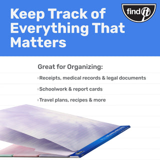 File Folder Notepad - Pack of 12