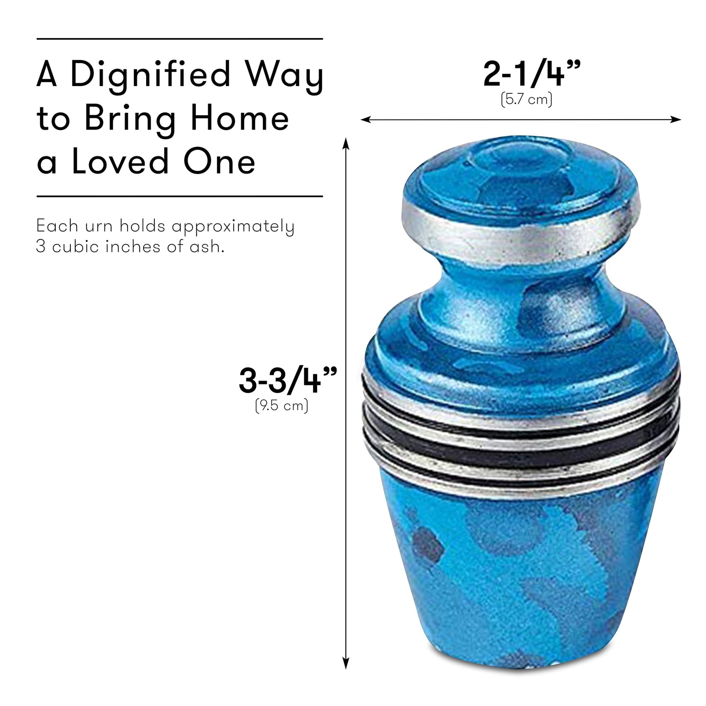 Adult Cremation Urns with Velvet Bag