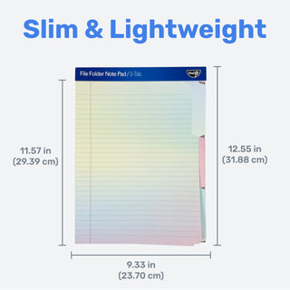 File Folder Notepad - Pack of 12