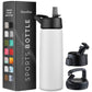 Insulated Sports Water Bottle with Straw