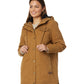 Pendleton Women's Marias Canvas Cord Trim Parka - Saddle