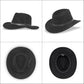 Men's Wool Felt Fedora Cowboy Hat - Walnut