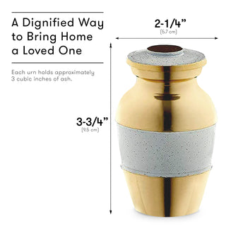 Adult Cremation Urns with Velvet Bag