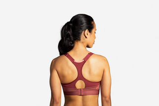 Brooks Dare Racerback Women's High Impact Sports Bra - Terracotta