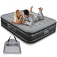 EZ INFLATE Double High Luxury Air Mattress with Built in Pump