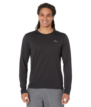 Saucony Stopwatch Long Sleeve Top - Black