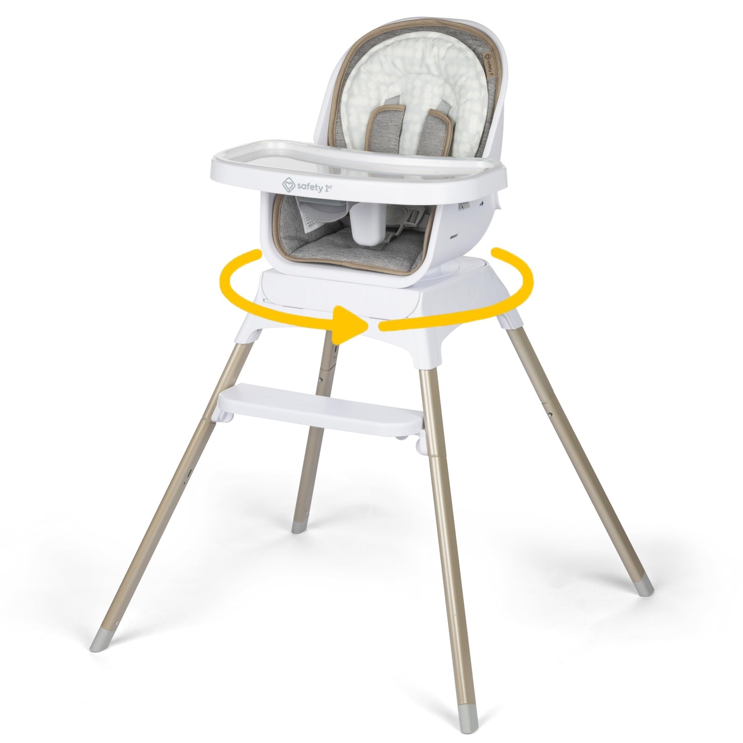 Safety 1st Grow and Go Essential Rotating High Chair French Grey