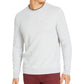Tasso Elba Mens Sweater Sterling Crossover Crewneck Gray 2XL