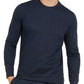 Alfani Mens Pinstripe Stretch Crew Sweatshirt Navy XXL