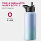 Insulated Sports Water Bottle with Straw