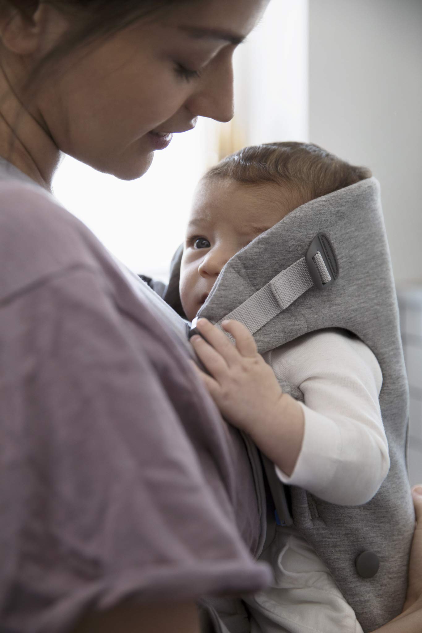 BabyBjörn Baby Carrier Mini 3D Jersey Light Gray