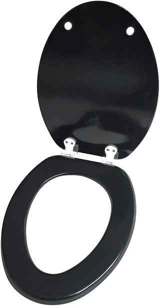 J&V Textiles Elongated Toilet Seat With Easy Clean & Change Hinge
