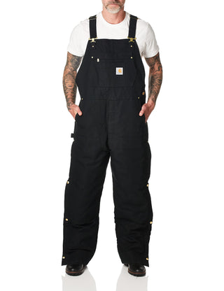 Carhartt Men's Insulated Bib Overall - Black