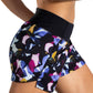 Brooks Womens Chaser Shorts - Fast Floral Print