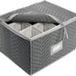 Cup Storage Chest - Deluxe Quilted Microfiber