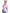 Champion Womens Tie-Front Tee, XS, Beloved Orchid