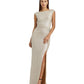 Metallic Sleeveless Gown