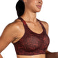 Brooks Women's Racerback High-Impact Sports Bra - Copper Print