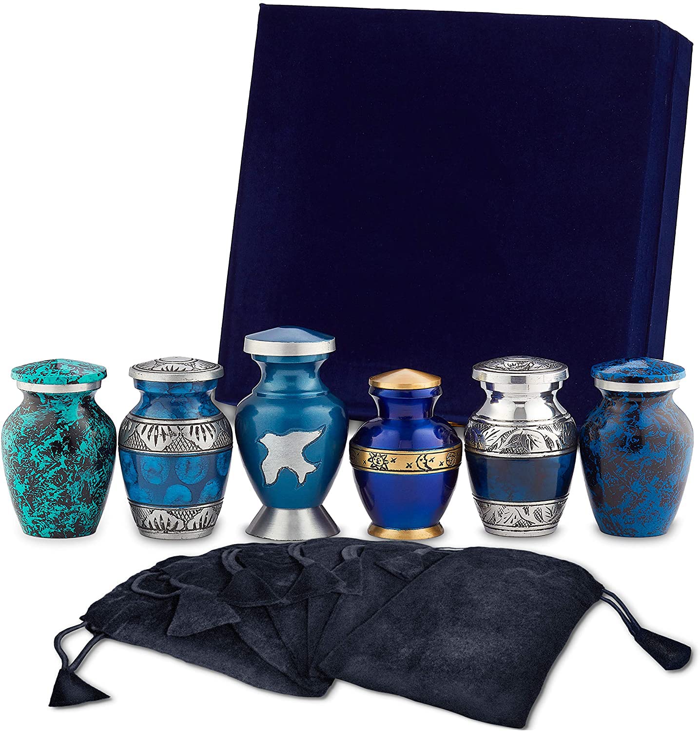 Adult Cremation Urns with Velvet Bag