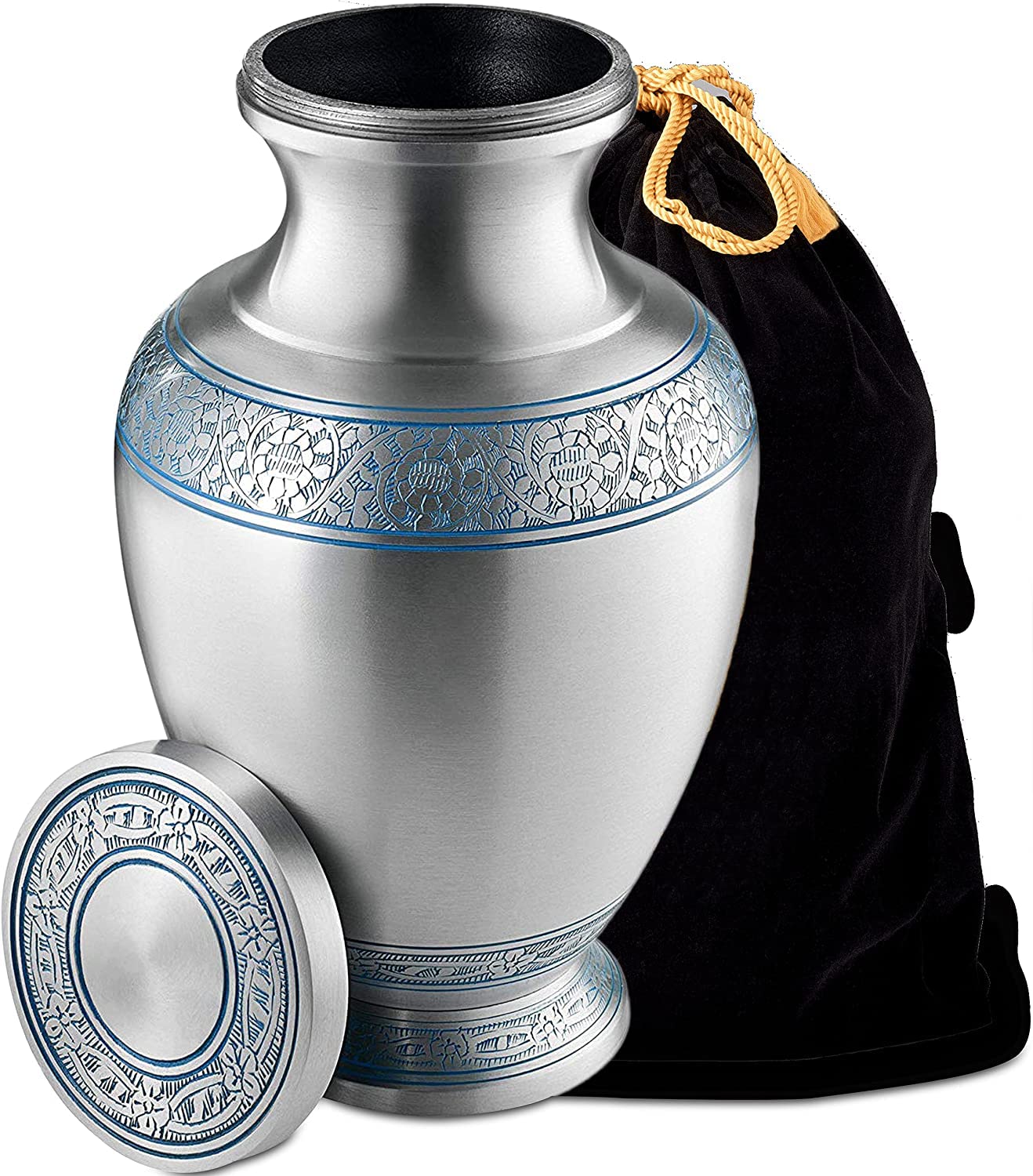 Adult Cremation Urns with Velvet Bag