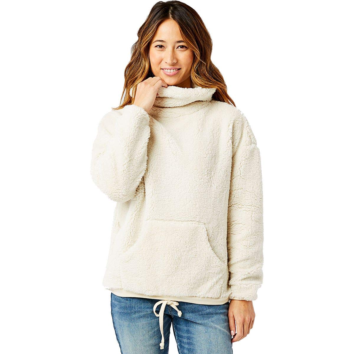 Carve Designs Women's Roley Cowl Top - Birch