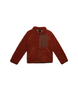 Obermeyer Boys Landry Sherpa Jacket - Terracotta