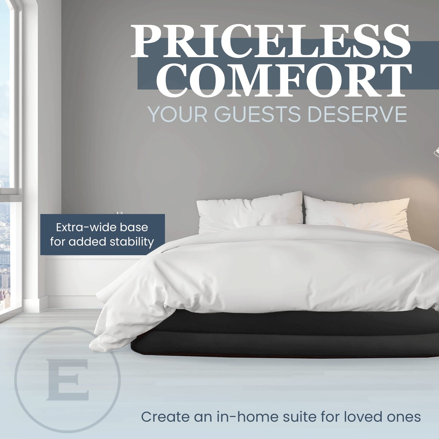 Double High Inflatable Bed for Home, Travel & Camping