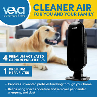 VEVA 8000 Black Air Purifier for Home