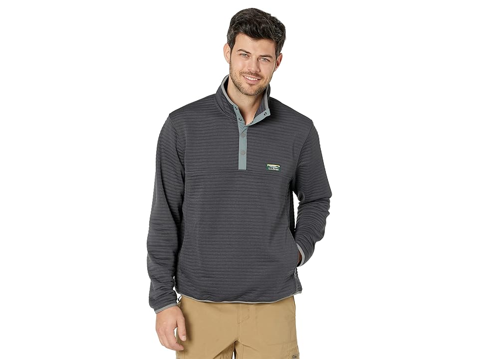 LLBean Men's Airlight Knit Pullover - Alloy Gray Heather