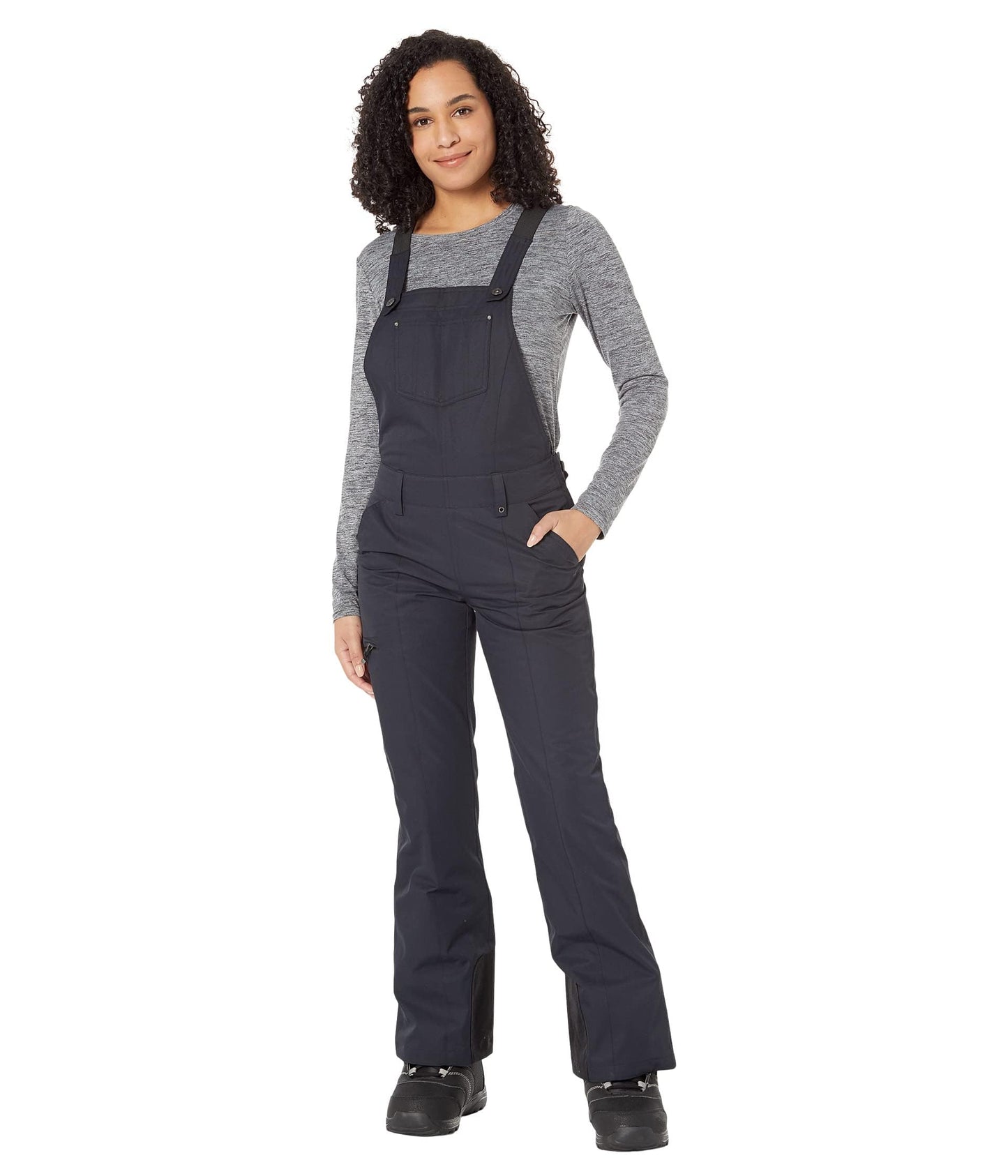 Obermeyer Women's Malta Bib Overalls Black Size 10
