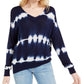 CRAVE FAME Juniors' Tie-Dyed Pullover Sweater S