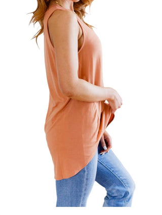 Zenana - Hi-Low Sleeveless Top