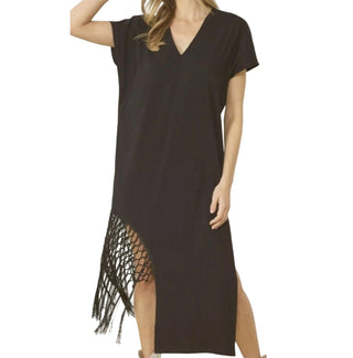 Entro - Fringe Maxi Dress
