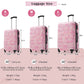 Hardshell Luggage Sets 3-Pcs Spinner Suitcase with TSA Lock
