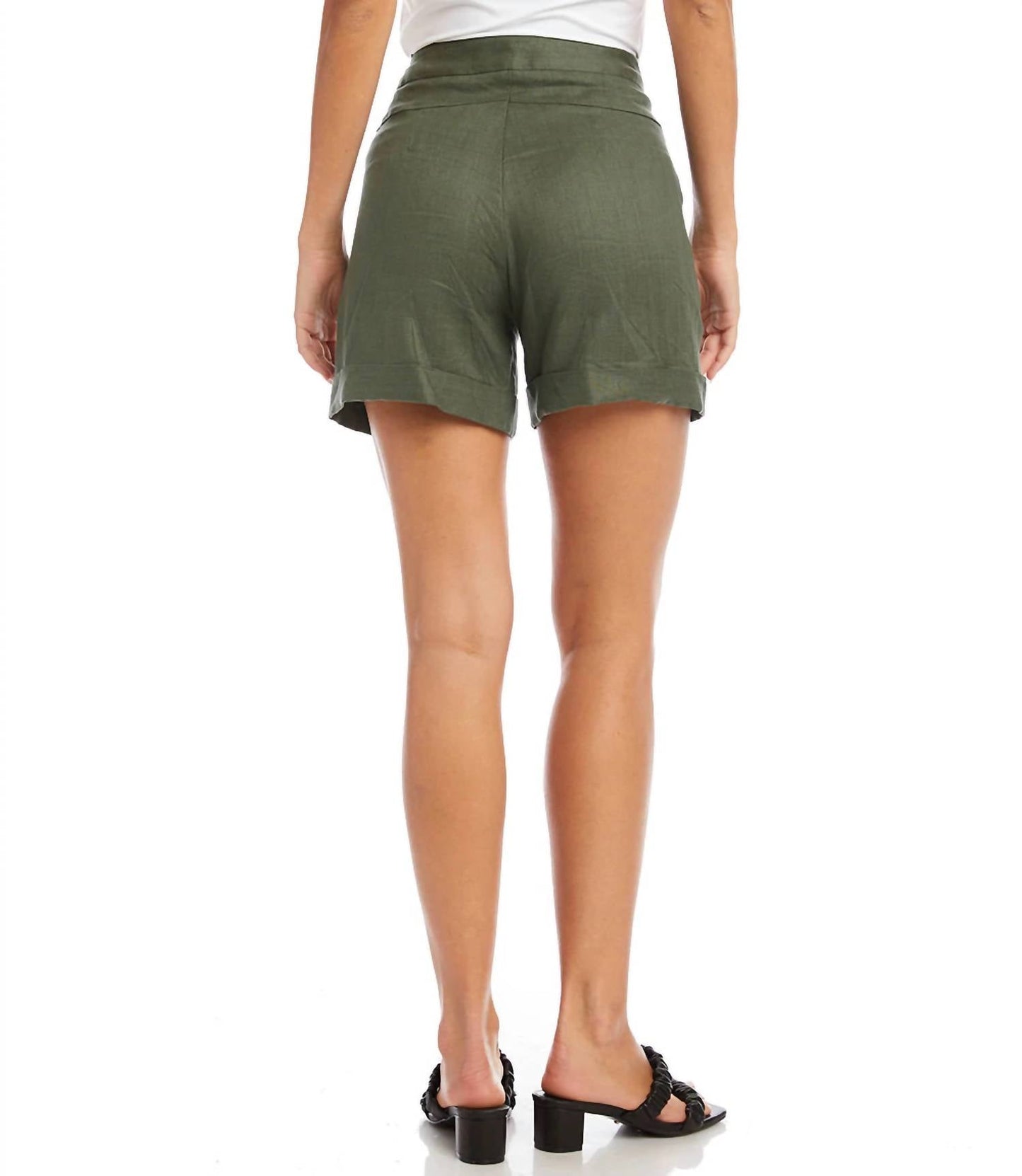 Karen Kane - High Waist Pleated Shorts