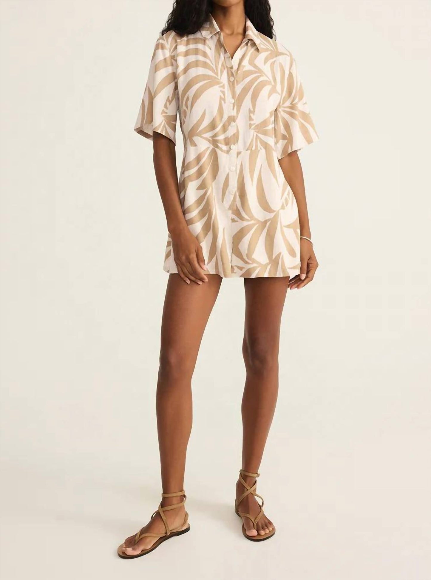 Z Supply - Marcel Tropical Palm Romper