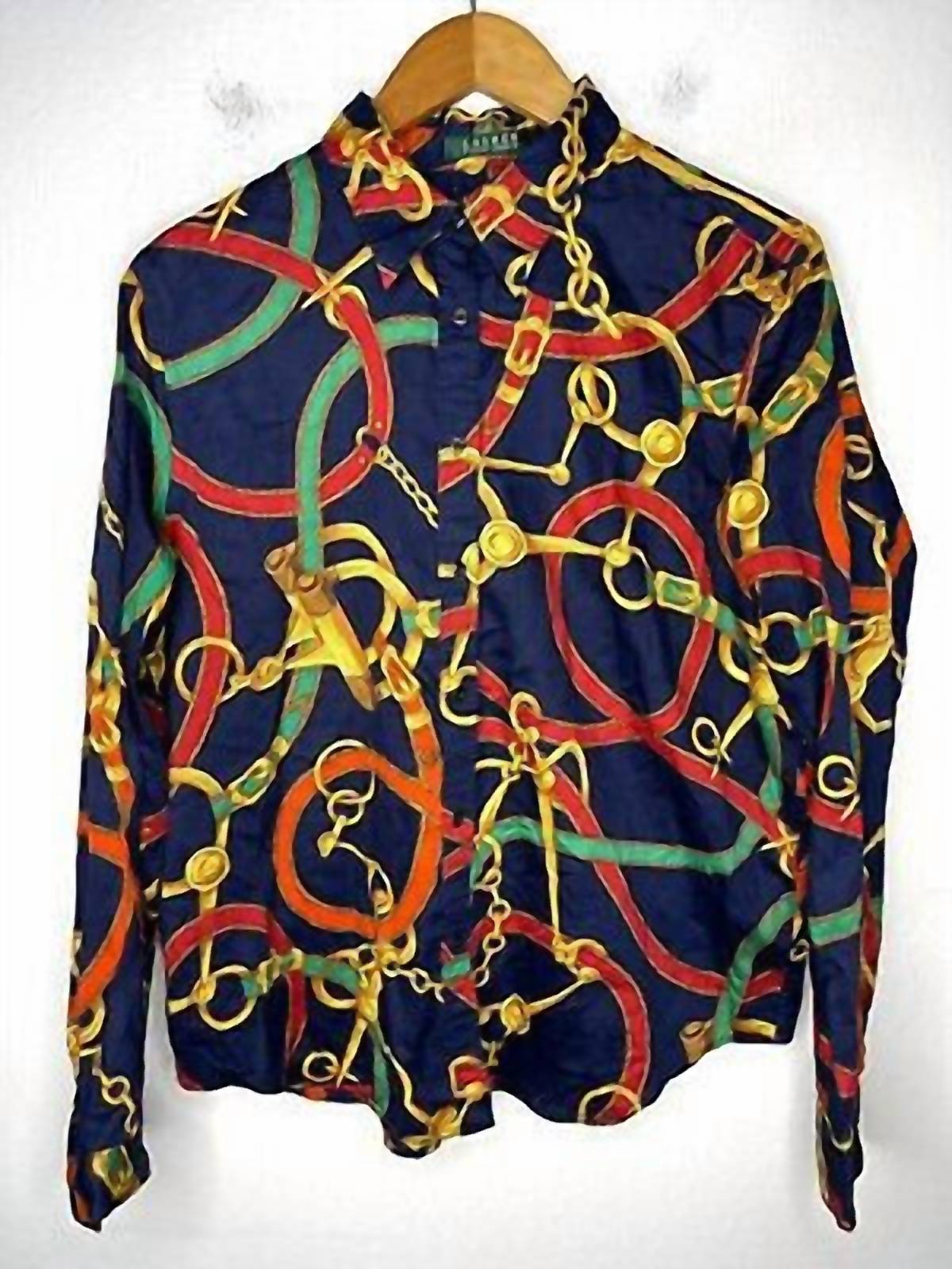 Ralph Lauren - Equestrian Button Front Long Sleeve Shirt