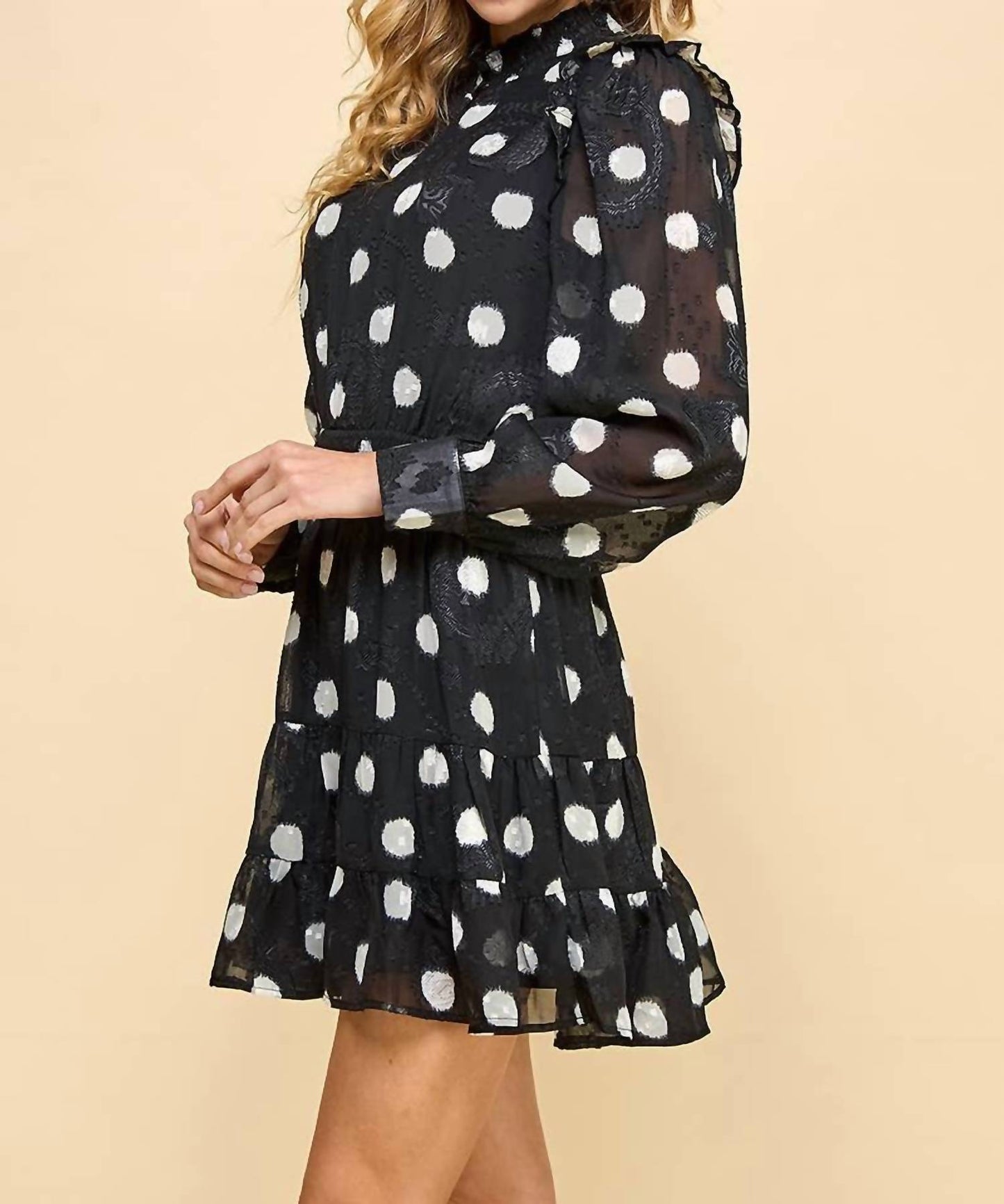 Tcec - Polka Dot Mini Dress