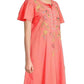 Johnny Was - FLUTTER SLEEVE HENLEY DRESS CALISTA