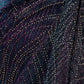 Adrianna Papell - Metallic Mesh Surplice V-neck Long Sleeve A-line Dress - Plus