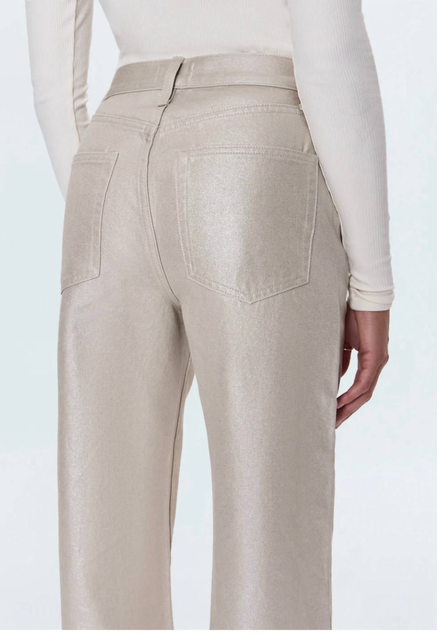 Pistola - Tate High Rise Bowed Wide Leg Jean