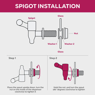 Glass Drink Dispenser