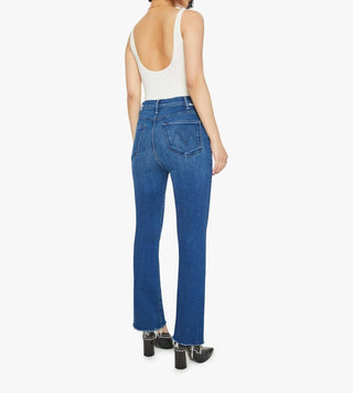 Mother - Hustler Flood Fray High-rise Bootcut Jeans