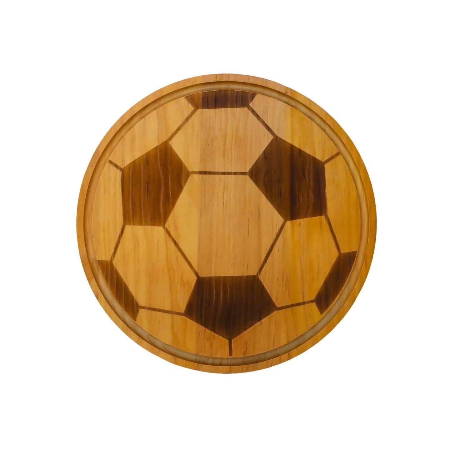 Creative Gifts International - Soccer Ball Wood Board - 13"