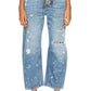 Free People - Moxie Low Slung Pull On Barrel Jeans