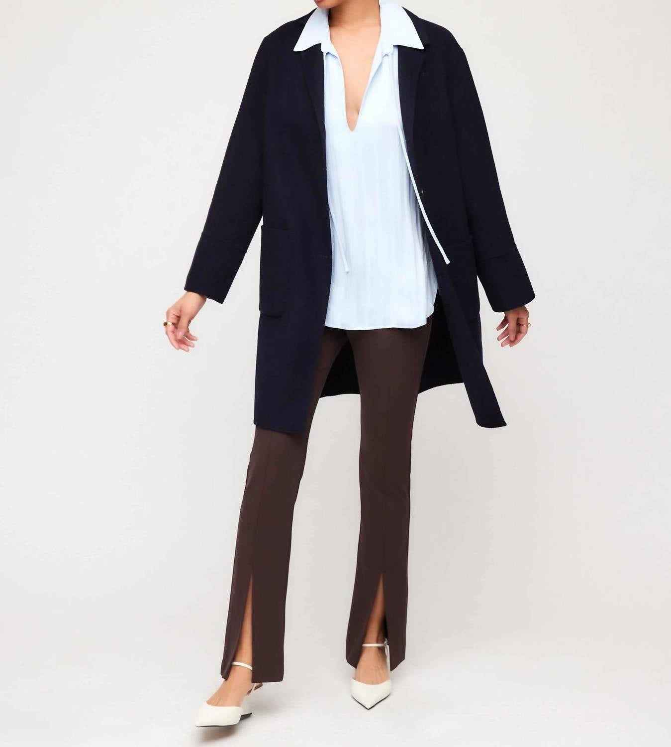 Fifteen Twenty - Harlow Front Slit Bootcut Pants