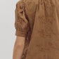 Entro - Graceful Blooms Embroidered Dress
