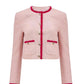 Amanda Uprichard - Braswell Long Sleeve Tweed Jacket